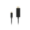 Adattatore USB-C a DisplayPort Lanberg CA-CMDP-10CU-0018-BK nero 1,8 m