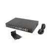 Lanberg RSFE-16P-2C-150 switch PoE+ non gestito, 16x 10/100 PoE+, 2x combo Gigabit, 150 W, rack 1U