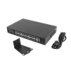 Switch unmanaged Lanberg RSGE-24P-2GE-2S-250 24 porte montaggio rack