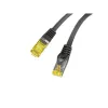 Lanberg PCF6A-10CU-0050-BK Cavo patch Cat.6a S/FTP LSZH, 0,5 m, nero