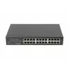 Switch non gestito LANBERG RSGE-24 — 24× Gigabit Ethernet 1U, montaggio a rack, nero