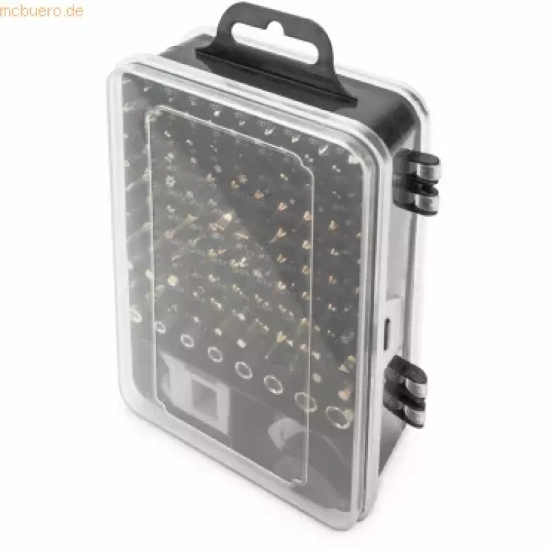 Set di cacciaviti di precisione Digitus 115 pezzi 98 bit Security Torx Hex Phillips