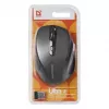 Mouse ottico RF wireless per destri DEFENDER ULTRA MM-315 — 1600 DPI, 6 tasti, ricevitore USB, nero