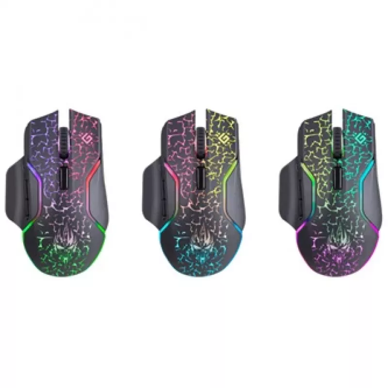 Mouse Defender Oneshot GM-067 gaming per destrimani RF wireless + USB Type