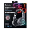 Headset DEFENDER FREEMOTION B571 LED wireless binaurale, driver 4 cm, batteria 6–8 h, design chiuso, 20–20000 Hz
