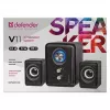 Diffusori DEFENDER V11 11 W con filo 2.1 diffusori satelliti da scrivania, USB 5 V, nero