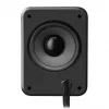 Defender V12 65212 altoparlanti per computer 2.1, 11 W, subwoofer da 5 W, alimentati via USB, retroilluminazione LED, neri, 115 x 130 x 223 mm