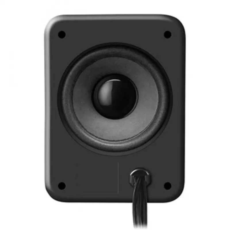 Defender V12 65212 altoparlanti per computer 2.1, 11 W, subwoofer da 5 W, alimentati via USB, retroilluminazione LED, neri, 115 x 130 x 223 mm