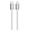 Cavo TB USB-C - Lightning intrecciato 1m, argento