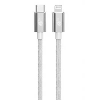 Cavo TB USB-C - Lightning intrecciato 1m, argento