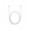 Cavo USB C - USB C 1m in silicone bianco