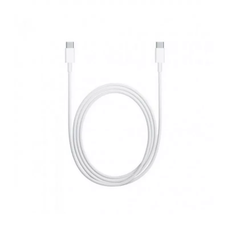 Cavo USB C - USB C 1m in silicone bianco