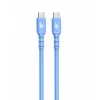 Cavo USB C - USB C 1m in silicone blu