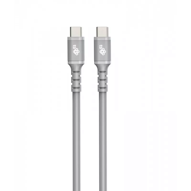 Cavo USB C - USB C 1 m in silicone grigio