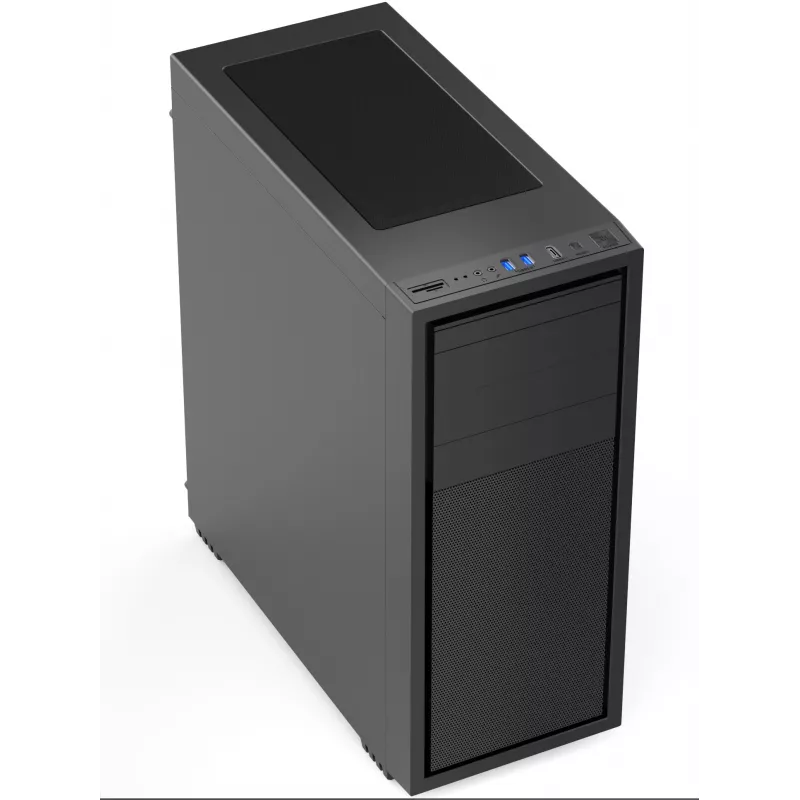 Gembird Fornax K500 case per computer ATX, Midi-Tower, nero