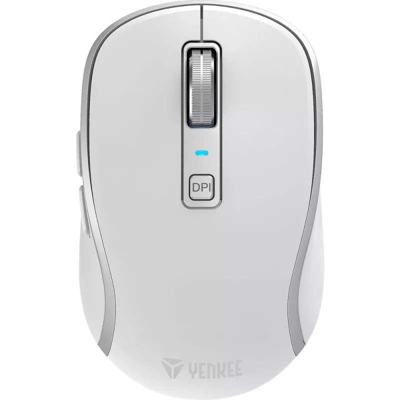 Mouse wireless DUAL WiFi+Bluetooth, batteria ricaricabile, 5 tasti