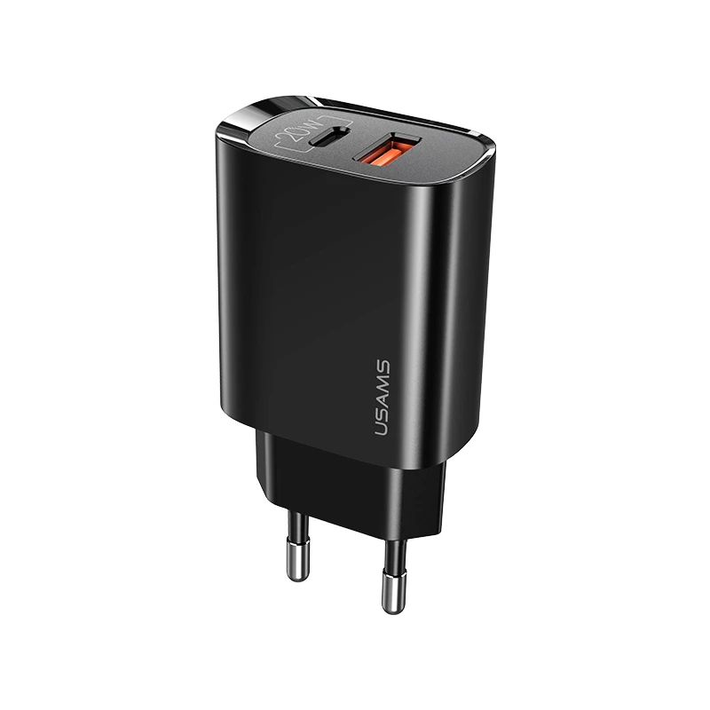 Caricabatterie usams T35 20W PD3 USB-C a USB adattatore a ricarica rapida