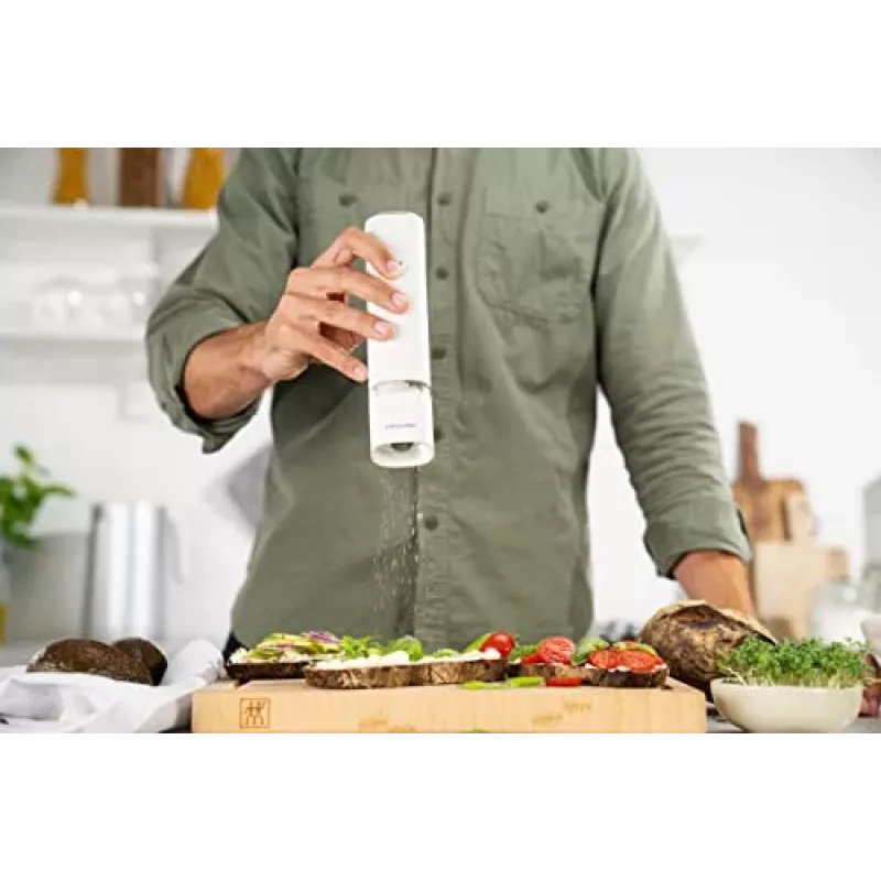 Macina spezie elettrica Enfinigy bianco, bianco