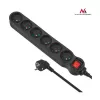 Prolunga Maclean MCE188 5m 6 prese uso interno nero