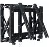 Edbak VWPOP65-P supporto a parete per schermo piatto - supporti a parete per schermo piatto (60 kg, 42 inch, 65 inch, 100 x 100 mm, 400 x 200 mm, nero)
