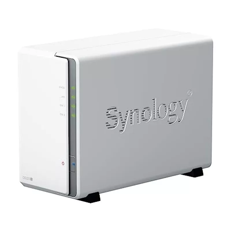 Synology DiskStation DS223J NAS/server di storage desktop Realtek RTD1619B 1 GB DDR4 DiskStation Manager bianco