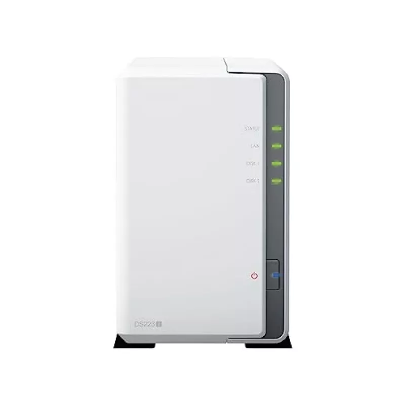 Synology DiskStation DS223J NAS/server di storage desktop Realtek RTD1619B 1 GB DDR4 DiskStation Manager bianco