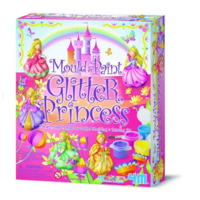 Set creativo 4m Glitter Princesses modello 3528 — set per bricolage con decorazioni glitterate
