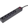 Protezione da sovratensione Gembird SPG5-C-10 nero 5 prese AC 250V 3m