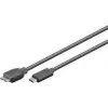 Wentronic goobay - Cavo USB - Micro-USB Type-B (connettore maschio) a USB-C (connettore maschio) - USB 3.1 - 60 cm - connettore C reversibile (67995)