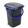 GreenBlue GB320BB WC portatile da campeggio a secchio, 19 l, nero/blu navy