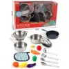 Set di stoviglie in metallo - 17 pz. Askato