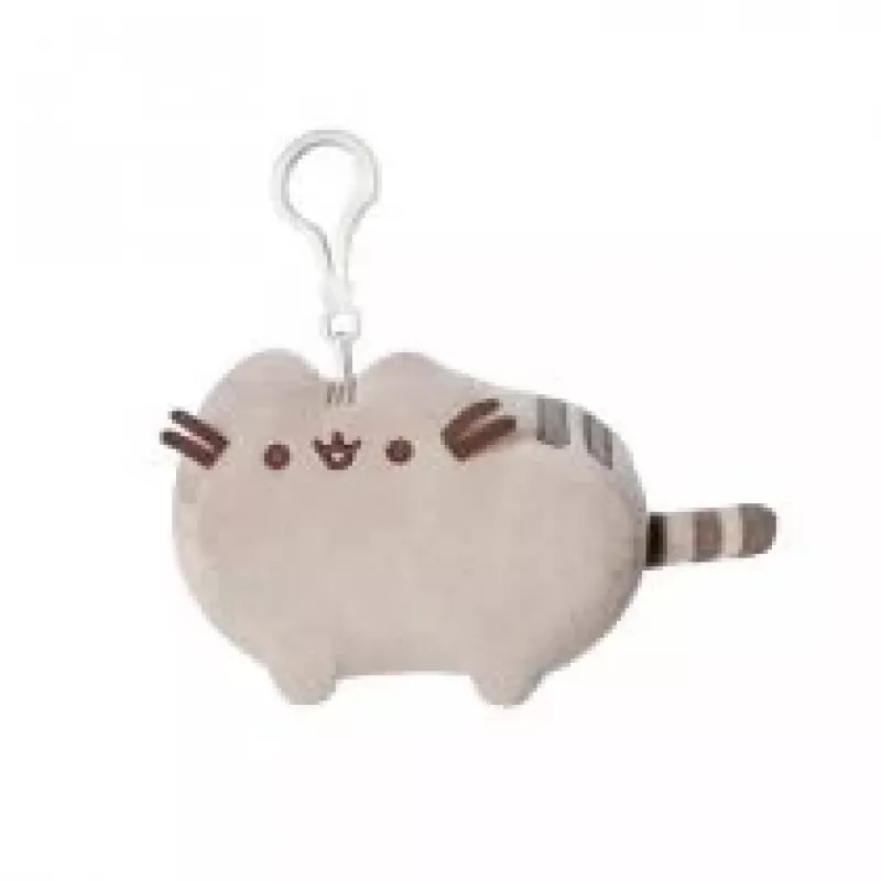 Pusheen - portachiavi con clip (11 x 8 cm)
