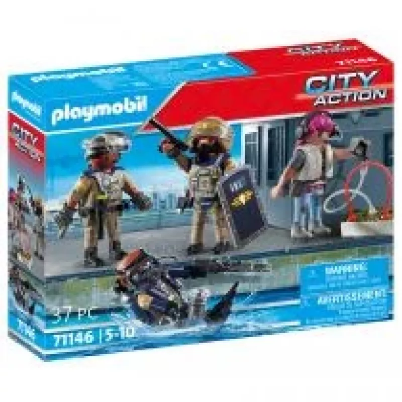 Set di gioco d'azione e avventura Playmobil City Action 71146 età 5–10