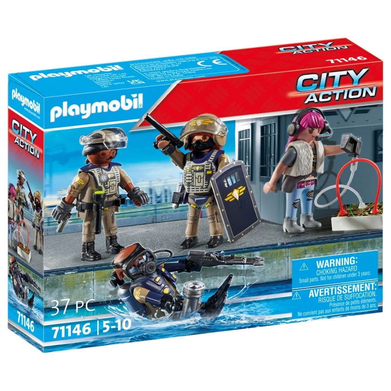 Set di gioco d'azione e avventura Playmobil City Action 71146 età 5–10