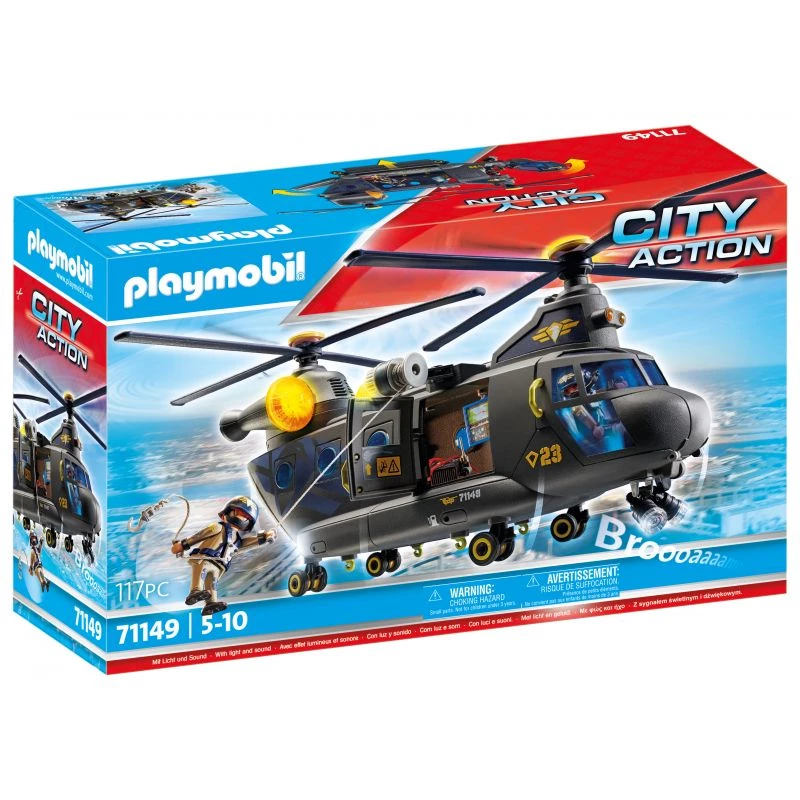 Set di gioco Playmobil City Action 71149 con polizia e veicoli