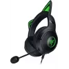 Kraken Kitty V2 - nero, headset gaming, orecchie Kitty, illuminazione reattiva allo streaming, microfono cardioide HyperClear, driver TriForce da 40 mm, microfono integrato nei padiglioni, Razer Chroma RGB (orecchie e padiglioni), Surround Sound: disponibile solo con