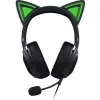 Kraken Kitty V2 - nero, headset gaming, orecchie Kitty, illuminazione reattiva allo streaming, microfono cardioide HyperClear, driver TriForce da 40 mm, microfono integrato nei padiglioni, Razer Chroma RGB (orecchie e padiglioni), Surround Sound: disponibile solo con