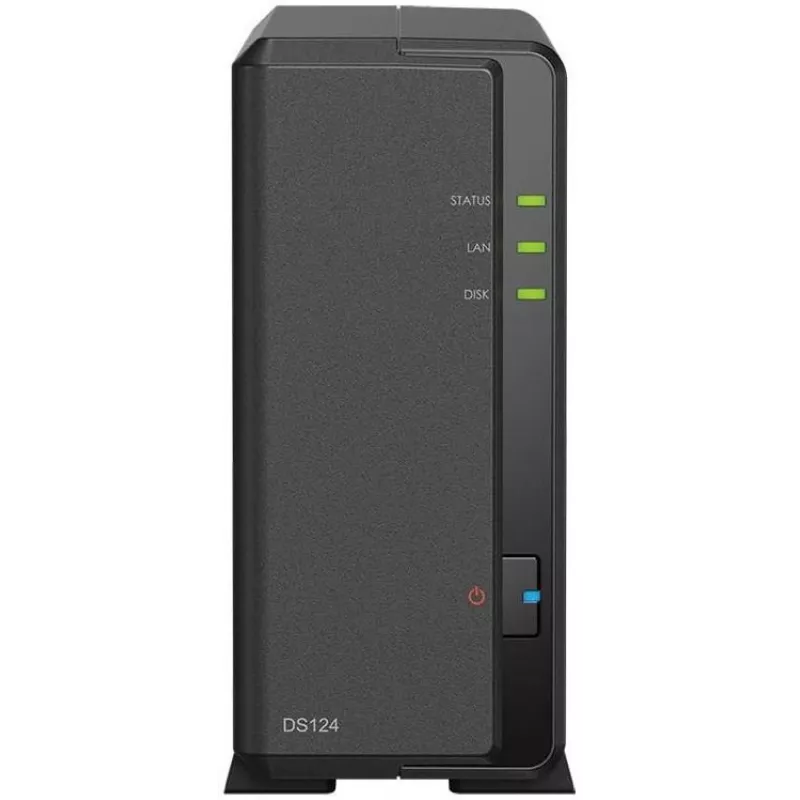 Synology DiskStation DS124 NAS/server di storage desktop Ethernet LAN nero RTD1619B