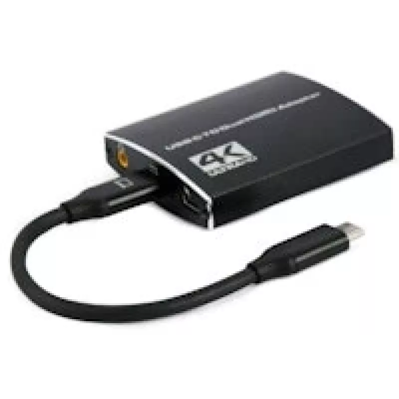 Gembird A-CM-HDMIF2-01 adattatore USB-C su doppio HDMI, 4K 60Hz, nero