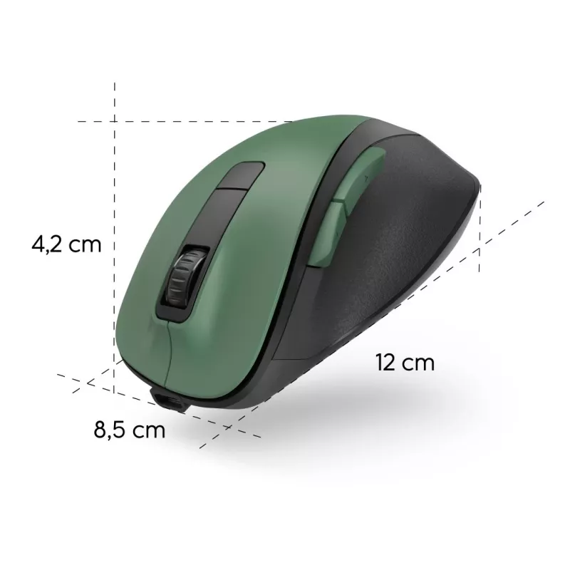 Mouse ricaricabile Hama MW-500 ufficio per destrorsi RF wireless ottico 1600 DPI