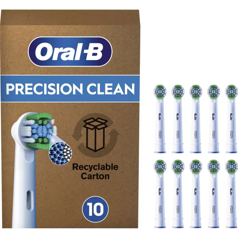 Testine spazzolino di ricambio BRAUN Oral‑B Pro Precision Clean, confezione da 10