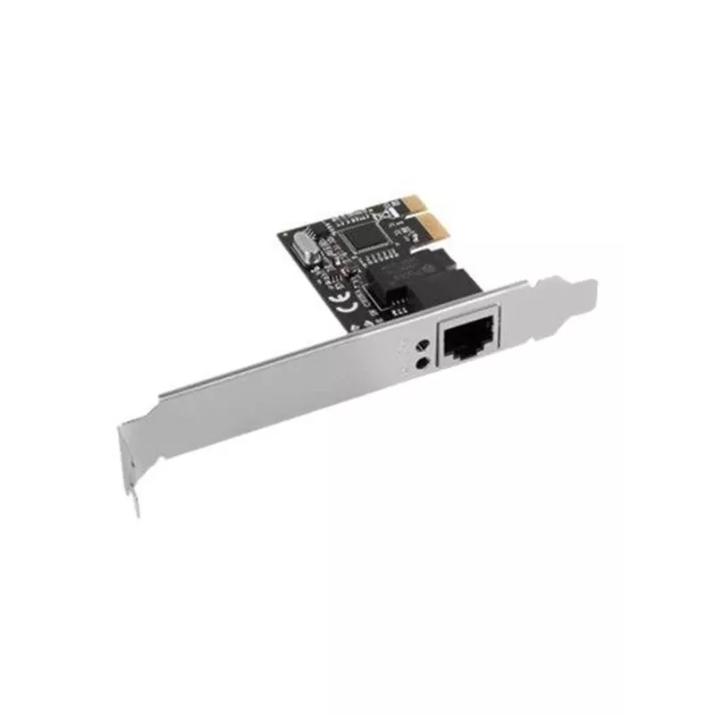 Scheda di rete Ethernet interna LANBERG PCE-1GB-201, PCI Express, 1× RJ-45 Gigabit (1000 Mbit/s), nero