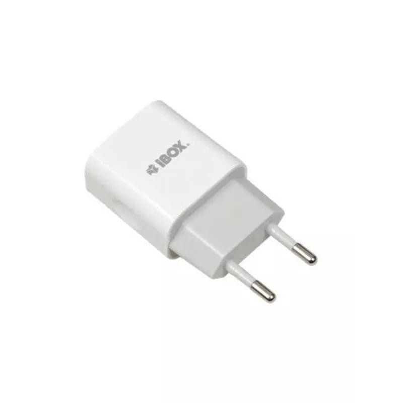 Caricabatterie da interno AC IBOX C-35 universale bianco — 5 V max, 0,3 A ingresso, 1 A uscita USB