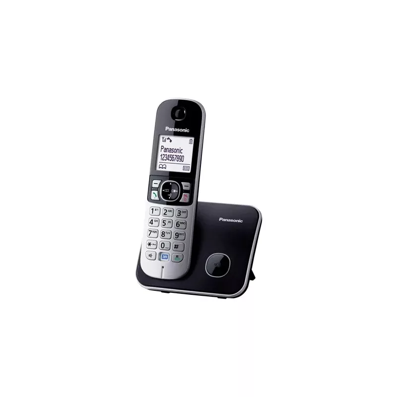 Panasonic KX-TG6811 telefono DECT con identificazione chiamante nero