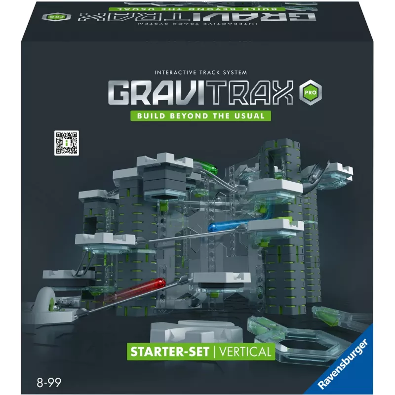 Pista per biglie giocattolo Ravensburger GraviTrax PRO Starter-Set Vertical da 8 anni