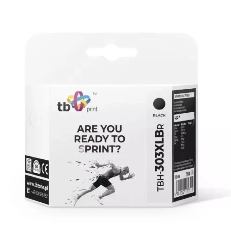 HP Envy Photo 6200 Ink TBH-303XLBR BK rigenerato