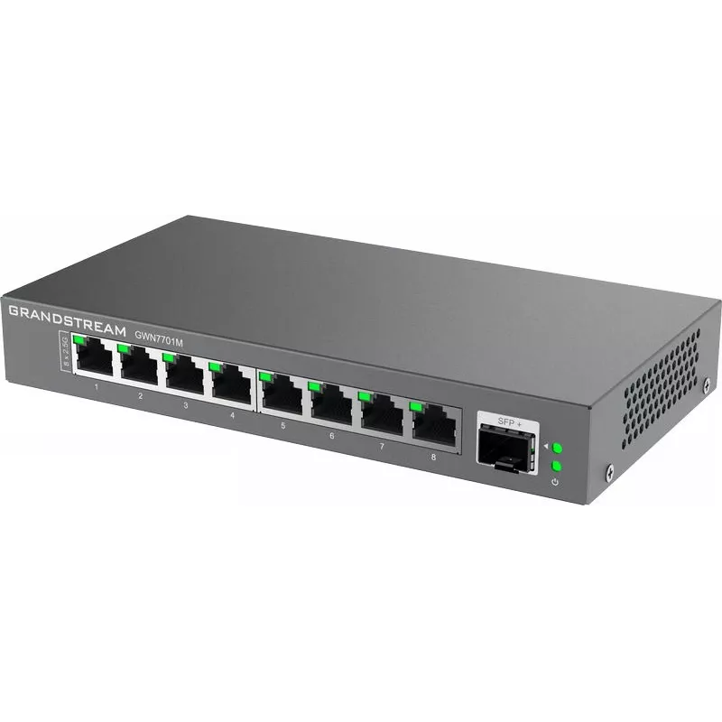 Grandstream Networks GWN7701M switch di rete unmanaged 2.5G Ethernet (100/1000/2500) nero