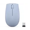 Mouse wireless ambidestro Lenovo GY51L15679 — Frostblau, RF 2,4 GHz, 1000 DPI, 3 tasti, batteria AA