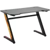 Scrivania gaming NanoRS RS120, design moderno, leggera e stabile (carico max 50 kg), nero e arancione