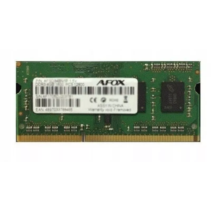 AFOX AFSD38AK1P modulo di memoria SO-DIMM DDR3-1333 da 8 GB